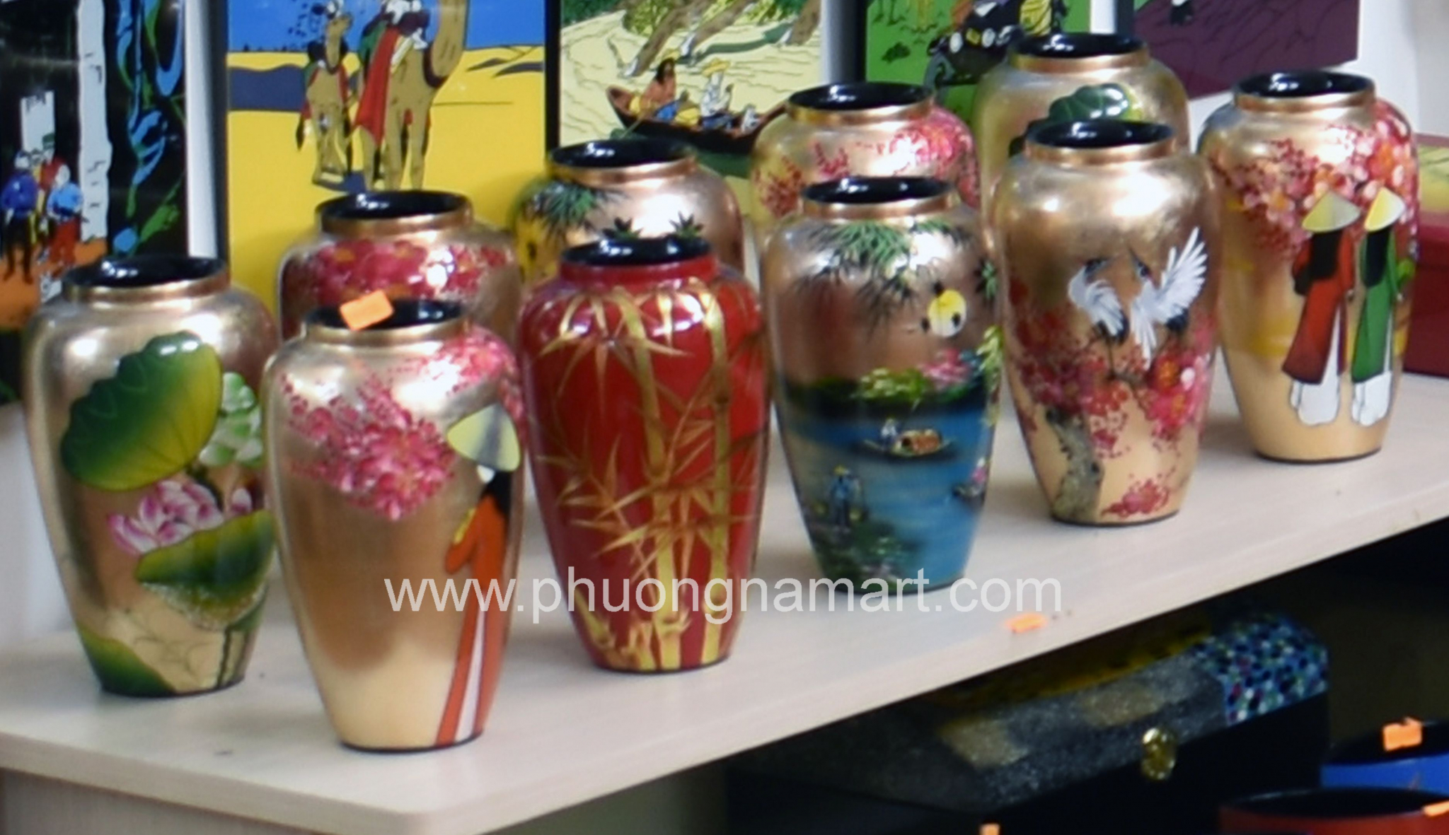 Other Lacquer-Ware Items - Vase - PN025016