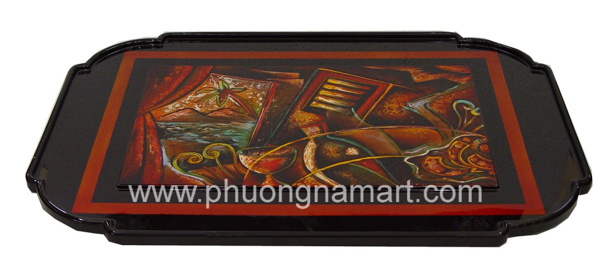 Other Lacquer-Ware Items - Tray - PN024003